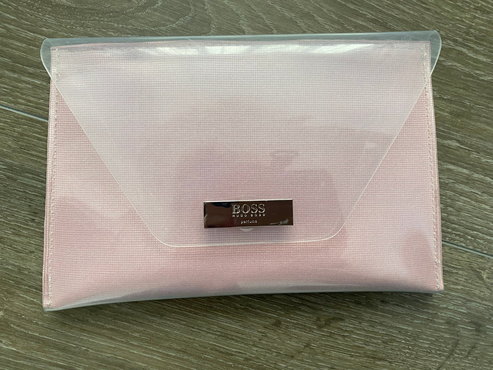 NIEUW Toilettasje toilettas tas tasje etui HUGO BOSS., Sieraden, Tassen en Uiterlijk, Ophalen of Verzenden, Nieuw, Roze, Meisje