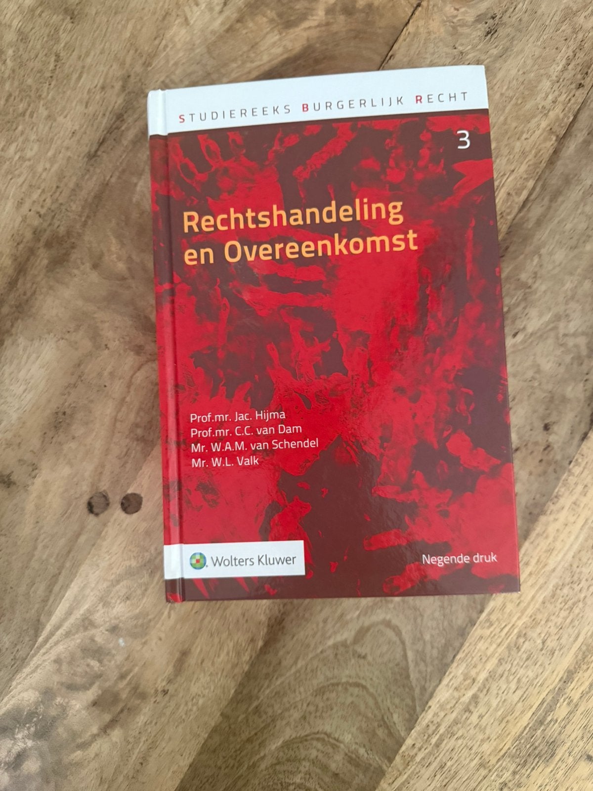 Rechtshandeling en Overeenkomst Studiereeks burgerlijk recht, Verzenden, Zo goed als nieuw, Geesteswetenschap