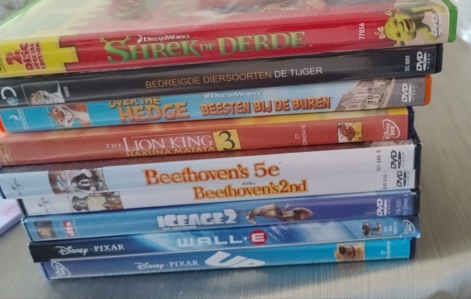 Te koop verschillende soorten kinder dvd s, Alle leeftijden, Ophalen, Zo goed als nieuw