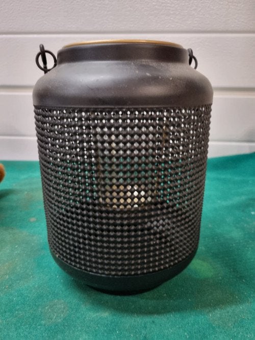 windlicht zwart metaal, Ophalen of Verzenden, 'T Olde Gre-j, Info@toldegrej.nl, Endepoelstraat 20f Didam