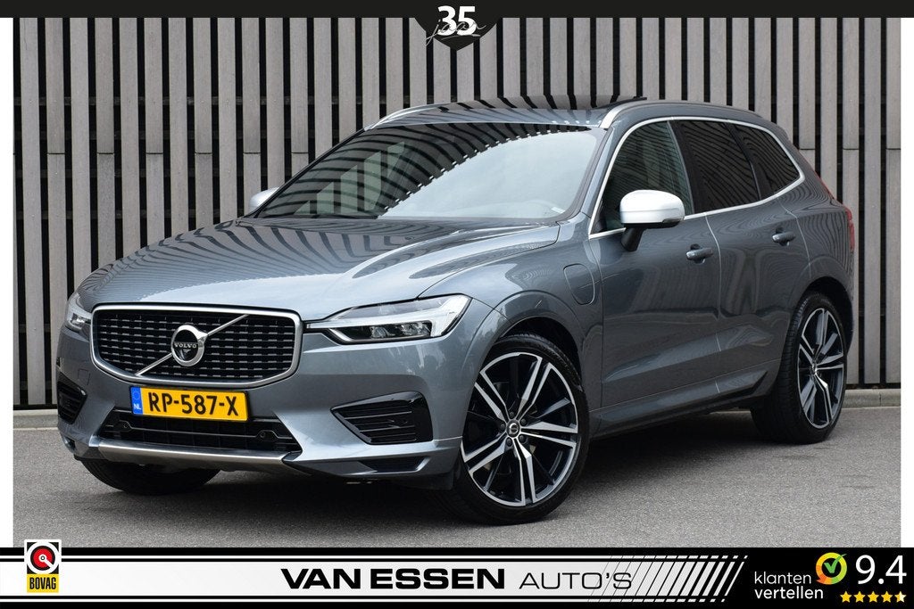 Volvo XC60 2.0 T8 Twin Engine AWD R-Design Pano Luchtvering, Automaat, Gebruikt, 1969 cc, Bedrijf