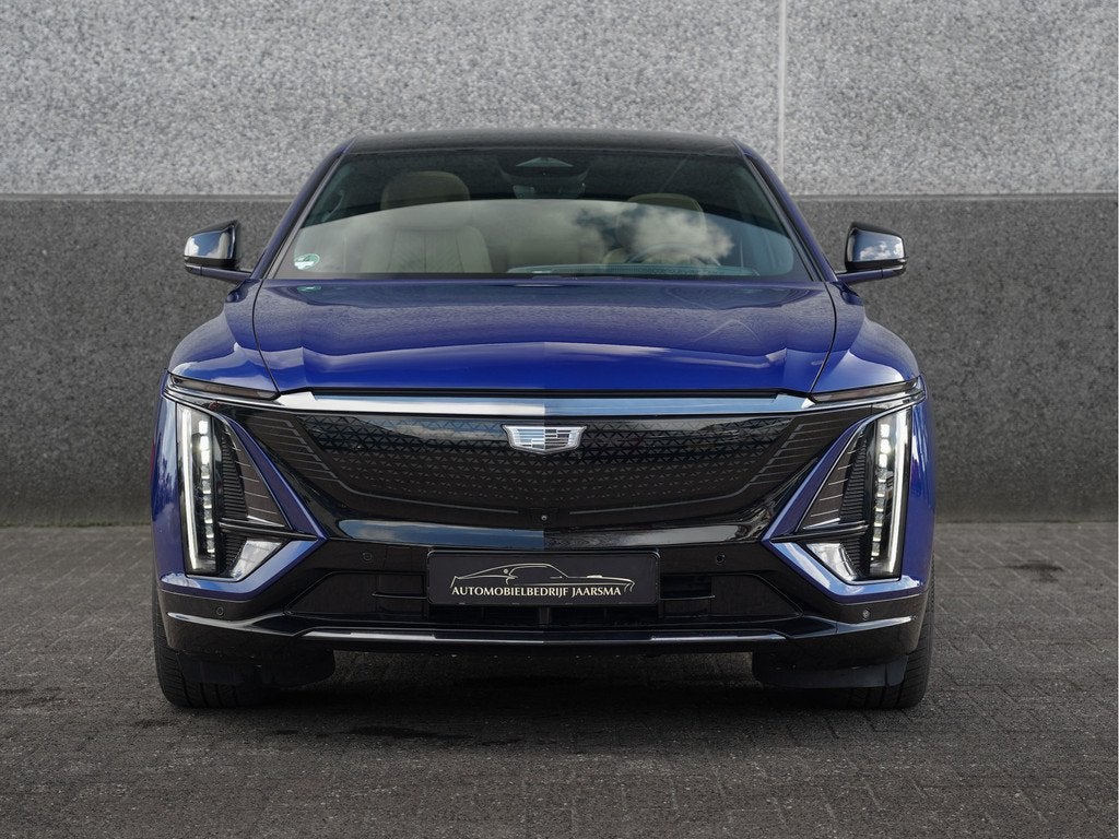 Cadillac Lyriq Sport 600 E4 |Glazen Dak |Stoel verwarming- v, Auto's, Cadillac, Automaat, Gebruikt, Blauw, Automatische klimaatregeling