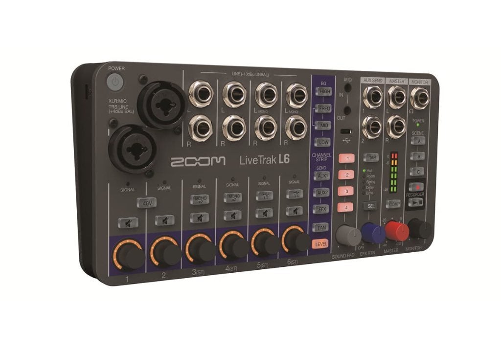 Zoom LiveTrak L6 10-Track Digital Mixer/Recorder SUPERPRIJS!, Extern, ZOOM GmbH, Nieuw, Ophalen of Verzenden