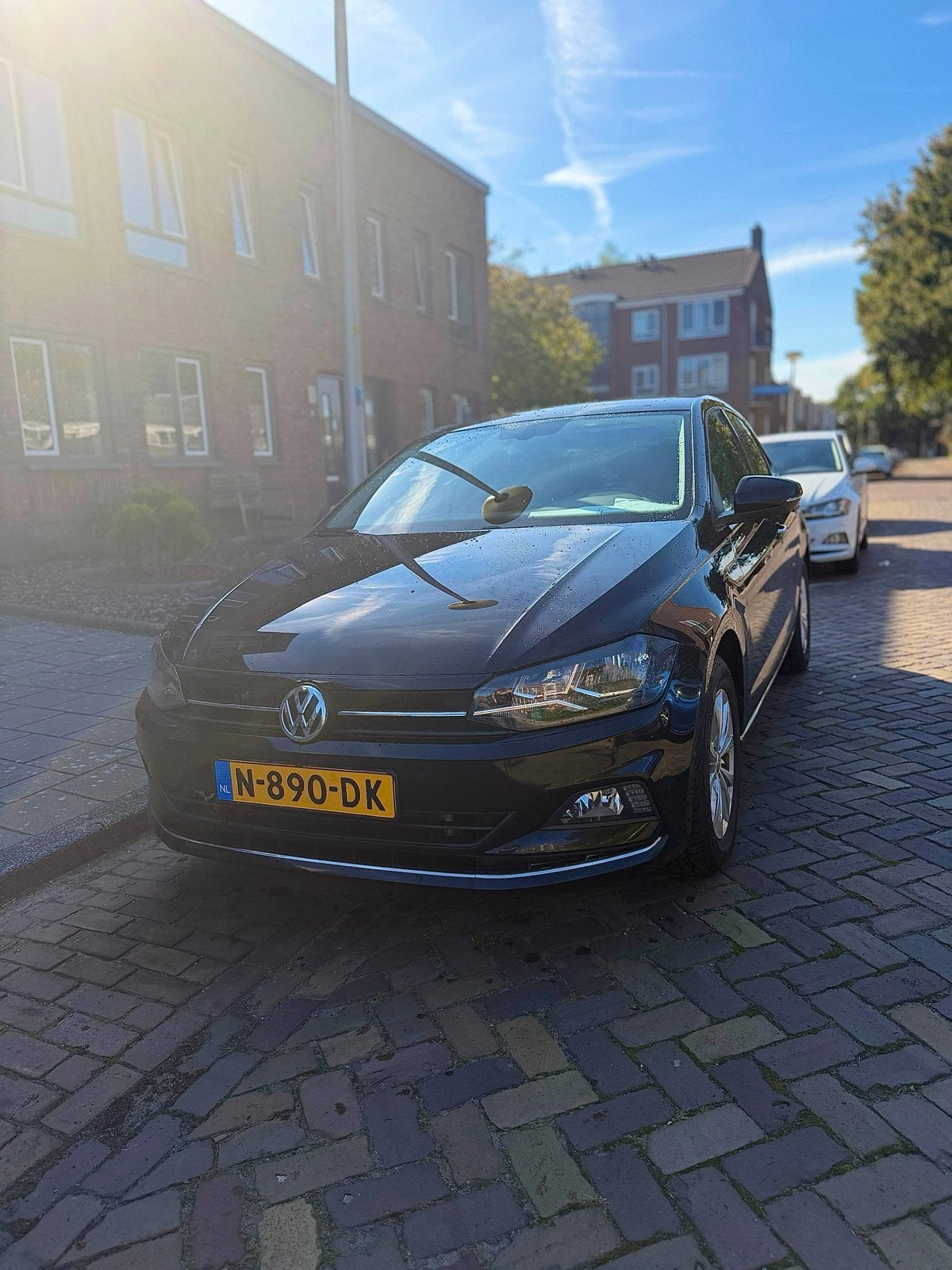 Volkswagen Polo 1.6 TDI Comfortline Luxe uitvoering | Zuinig, Auto's, Voorwielaandrijving, Zwart, 125 €/maand, 1100 kg