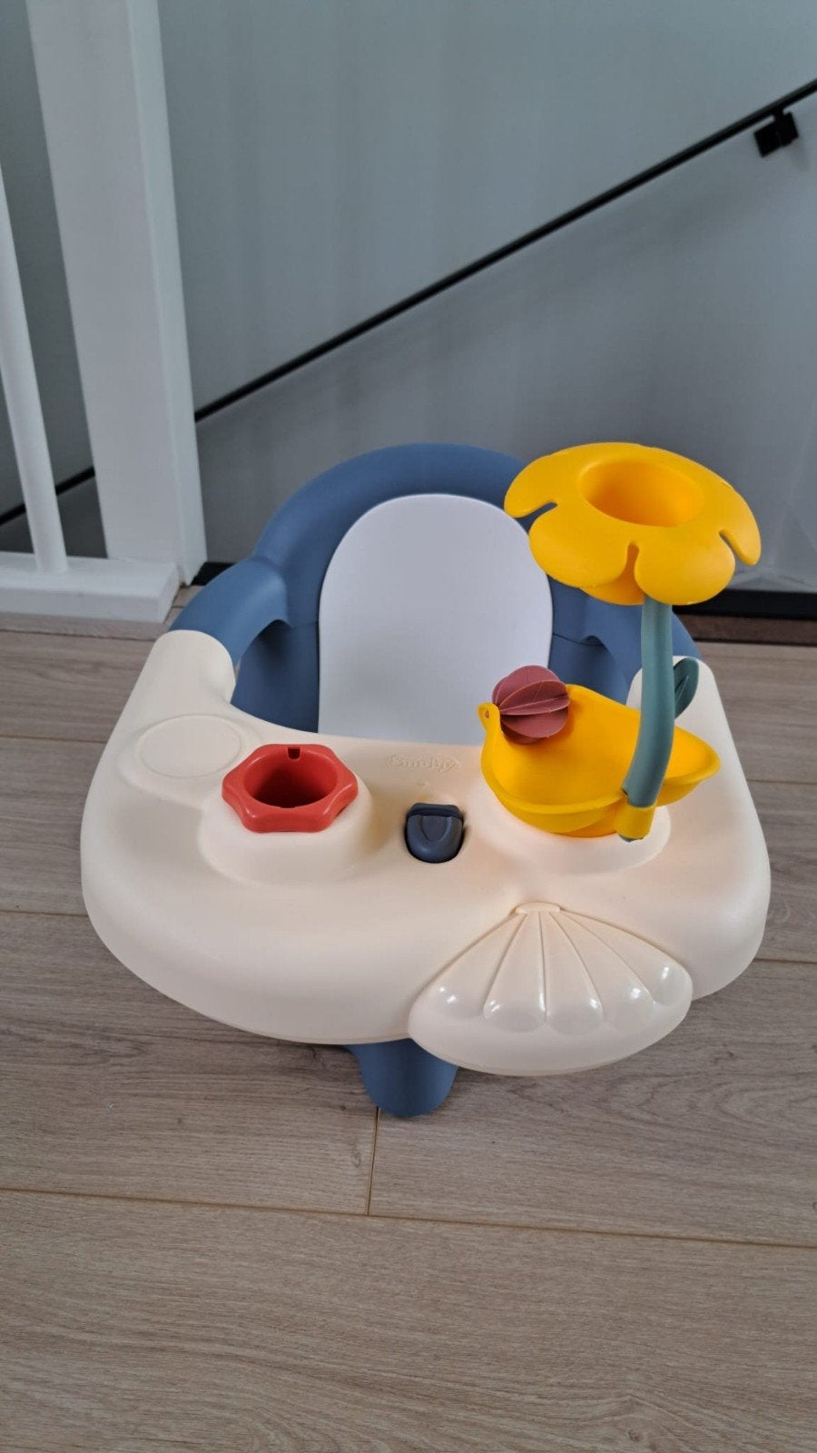 Badzitje baby met speelgoed, Ophalen of Verzenden, Zo goed als nieuw, Badzitje of Badring, Overige merken