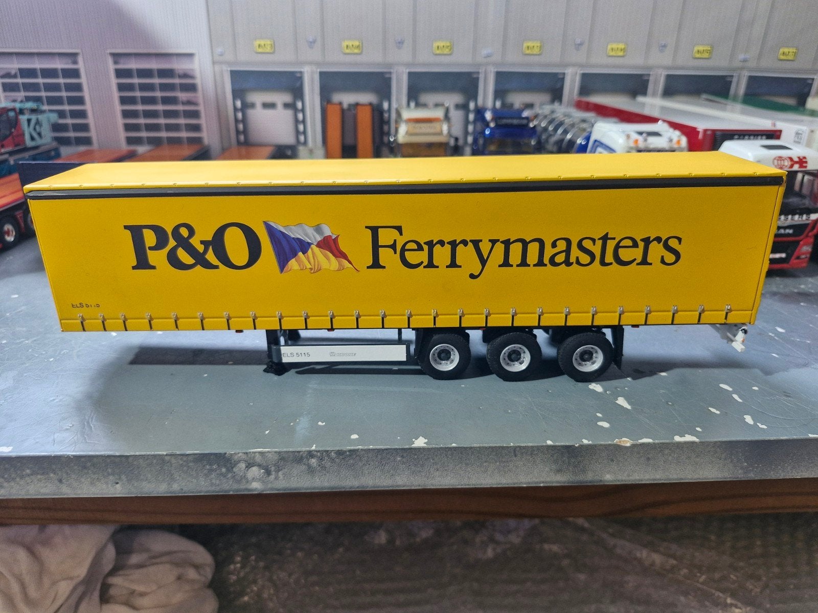 Huiftrailer wsi  p&o, Ophalen of Verzenden, Zo goed als nieuw, Bus of Vrachtwagen, Wsi