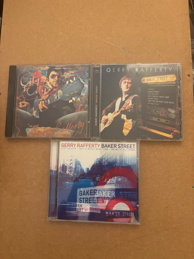 Gerry Rafferty 3 cd's, Cd's en Dvd's, Cd's | Pop, Gebruikt, Ophalen of Verzenden