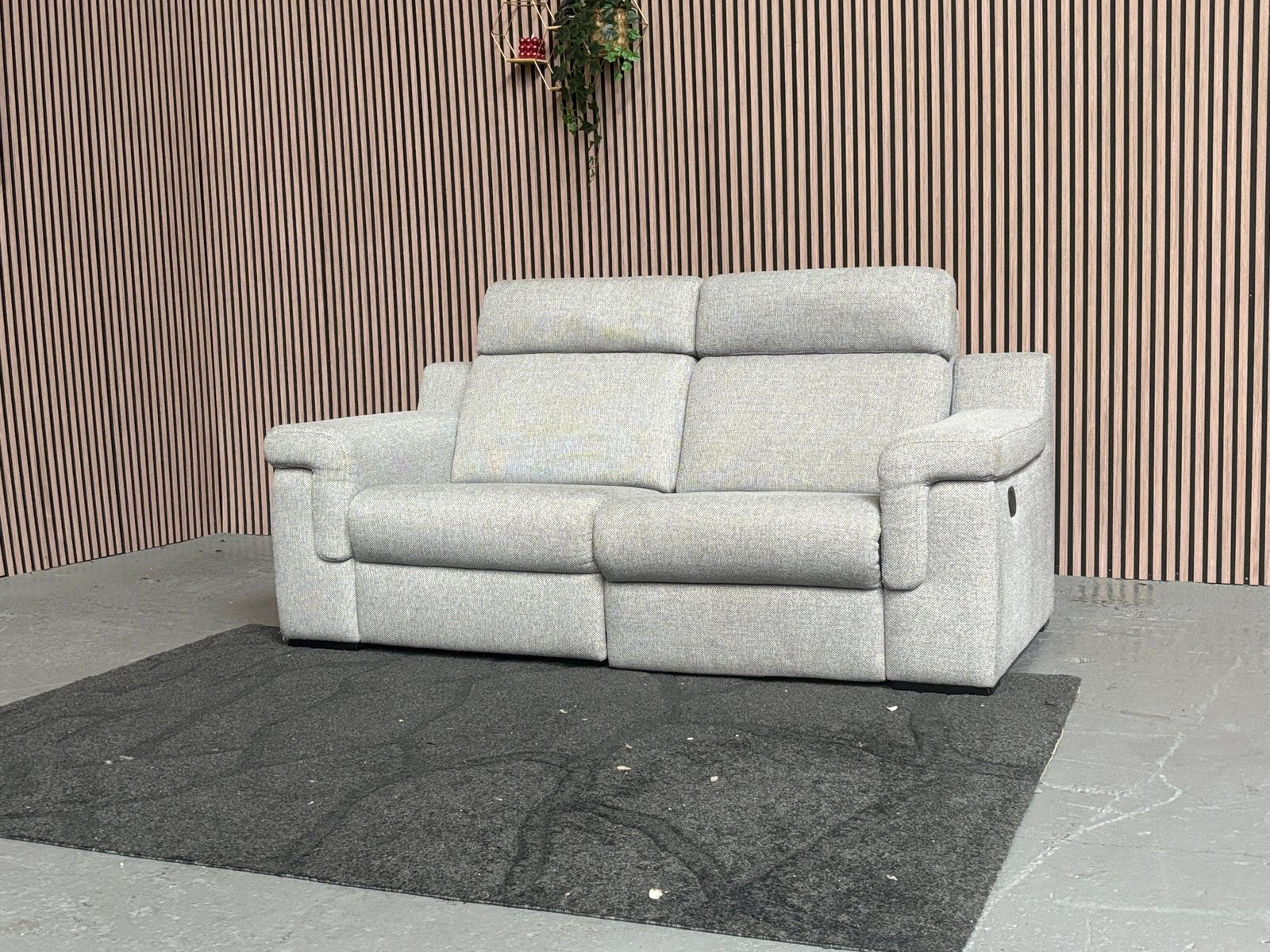 GRATIS LEVERING Relaxbank Stof Grijs 190x90 GEREINIGD