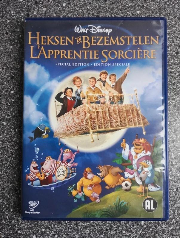 Walt Disney Heksen en Bezemstelen, Tekenfilm, Verzenden, Zo goed als nieuw, Alle leeftijden