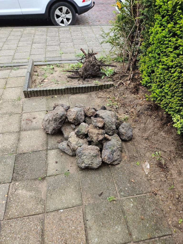 Lavasteen rotsen voor tuin of decoratie, Ophalen, Gebruikt, Kei, Lava