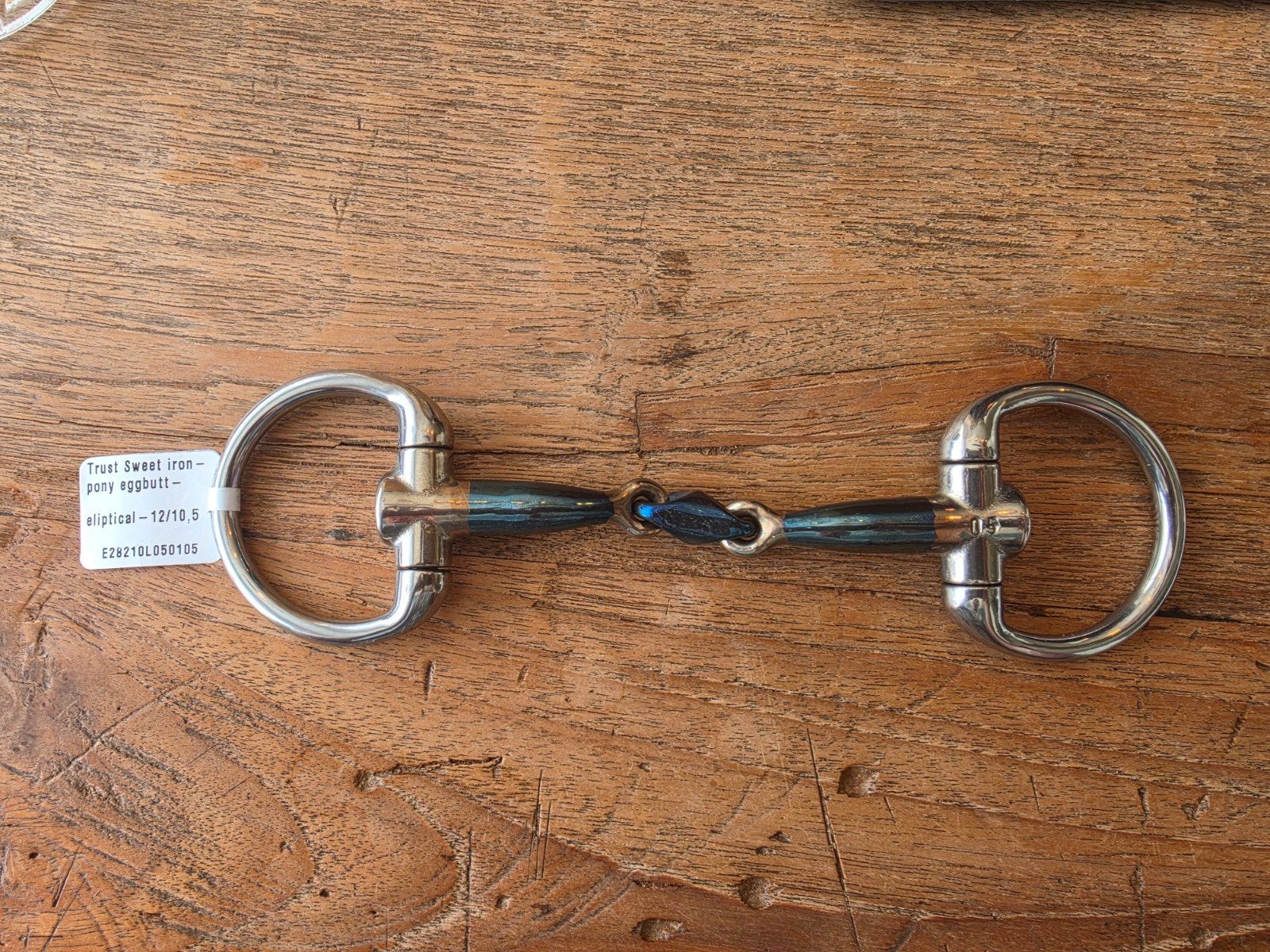 Trust sweet iron dubbelgebroken bustrens pony bit 12mm, Nieuw, Trust, Bit, Ophalen of Verzenden