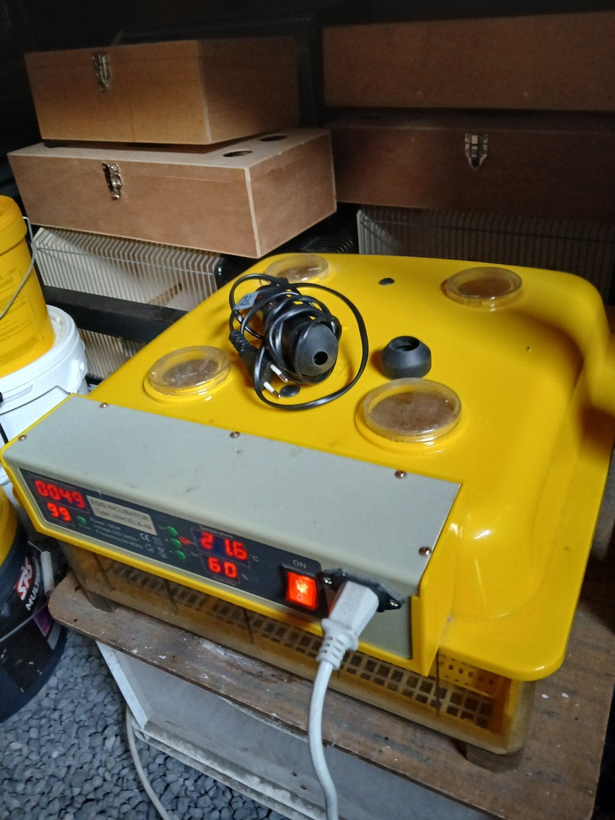 vol automatische broedmachine, Ophalen, Metaal, Vogelkooi