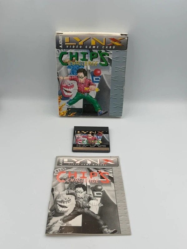 Chips Challenge Atari Lynx PAL Complete with Manual, Spelcomputers en Games, Games | Atari, Muziek, Atari, 1 speler, Ophalen of Verzenden
