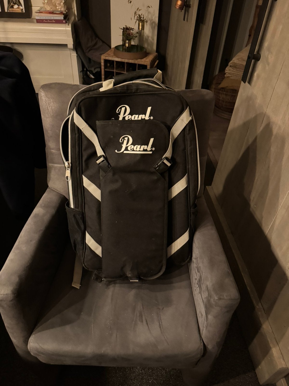Pearl tas met stokken tas, Ophalen, Zo goed als nieuw, Pearl