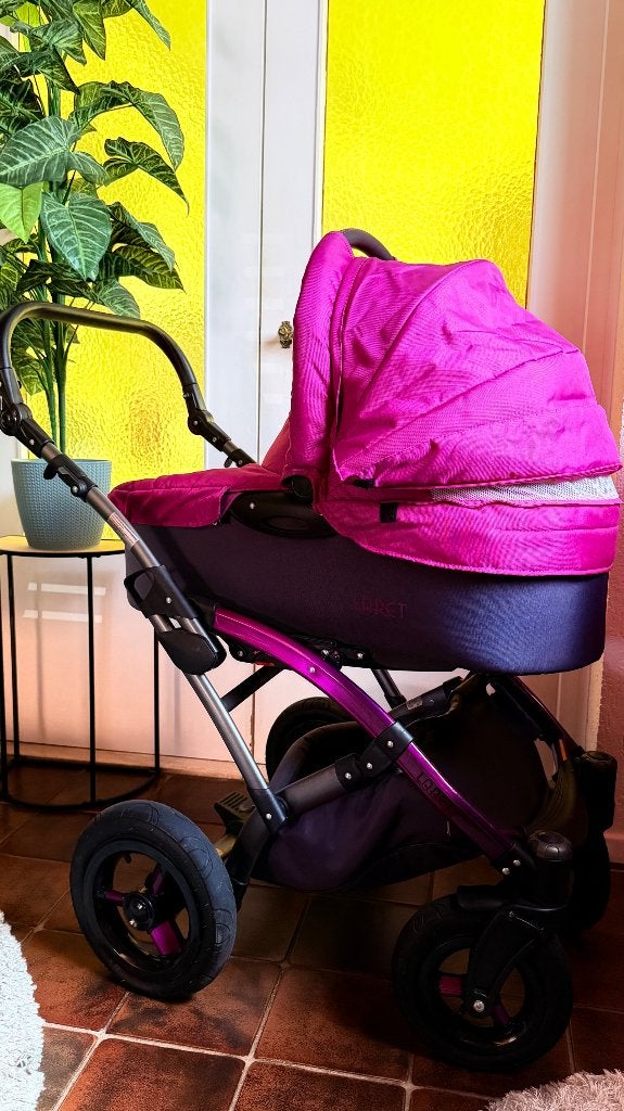 DUURZAME 3 in 1 kinderwagen allterein met de luchtbanden, Verstelbare duwstang, Zo goed als nieuw, Combiwagen, Ophalen