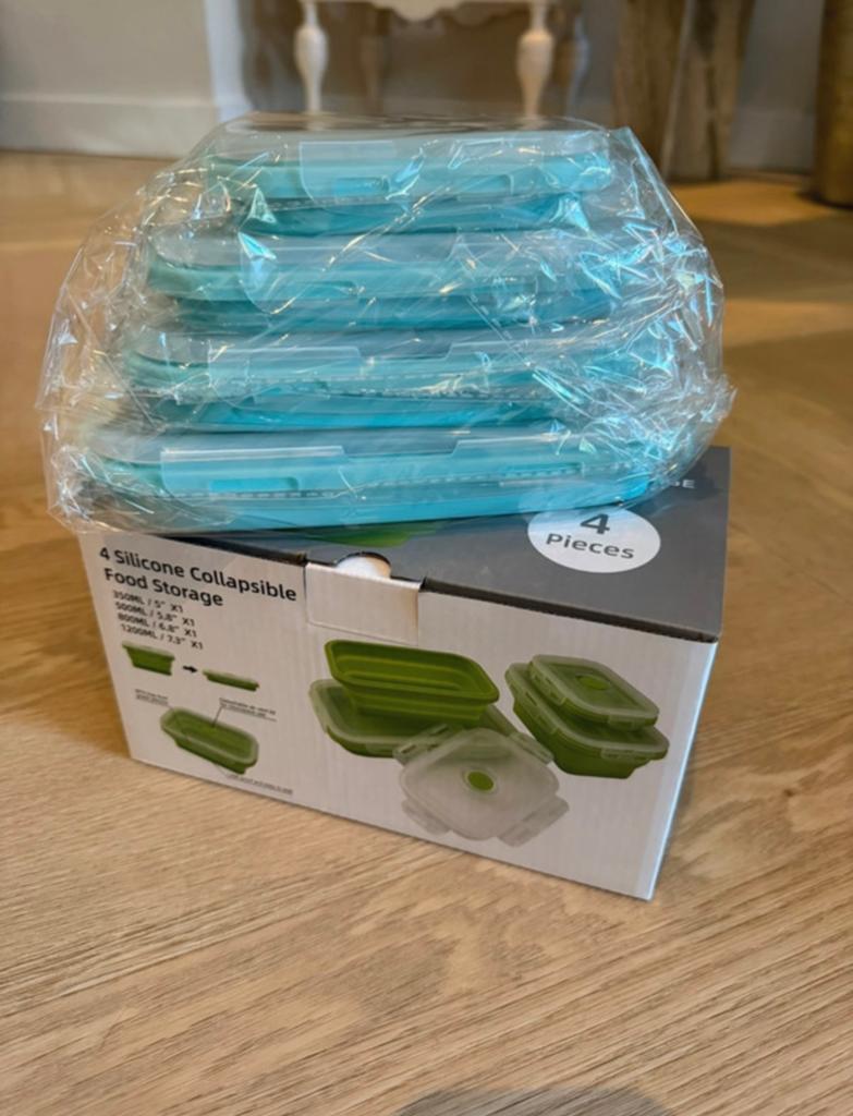 NIEUW! Inklapbare huishoudbakjes, super handig!, Ophalen of Verzenden, Nieuw