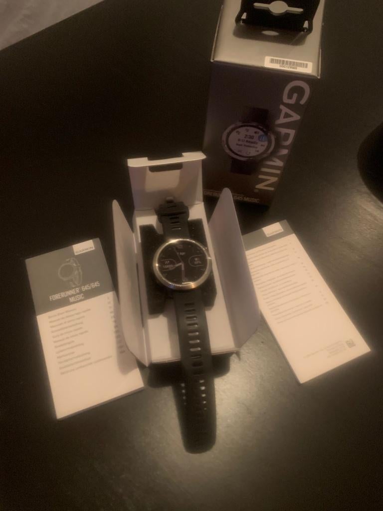 Garmin Forerunner 645 Music, Sieraden, Tassen en Uiterlijk, Sporthorloges, GARMIN, Gebruikt, Zwart, Ophalen of Verzenden