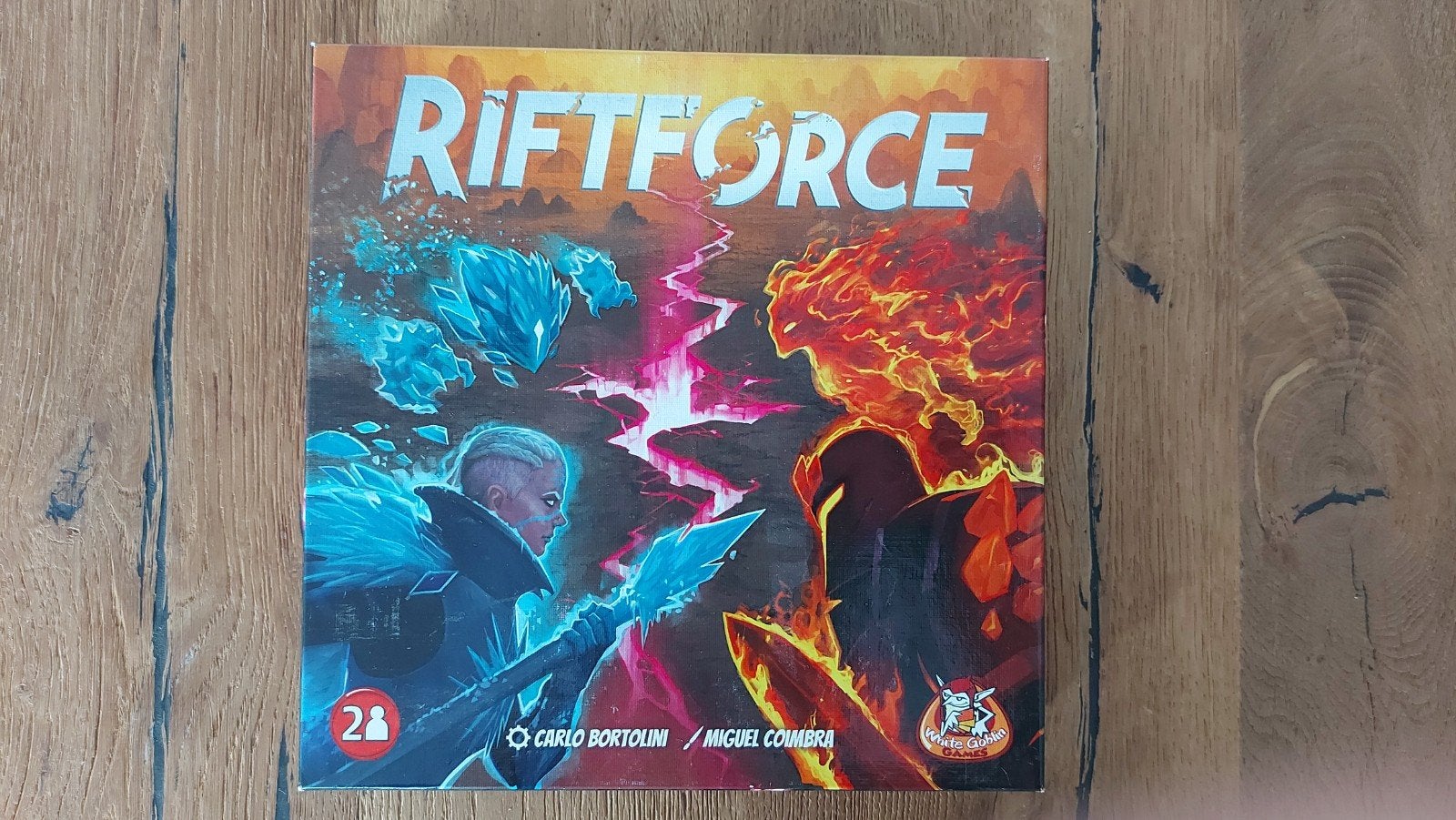 Riftforce Kaartspel - Strategisch Duelspel, Een of twee spelers, Ophalen of Verzenden, Zo goed als nieuw, White Goblin Games