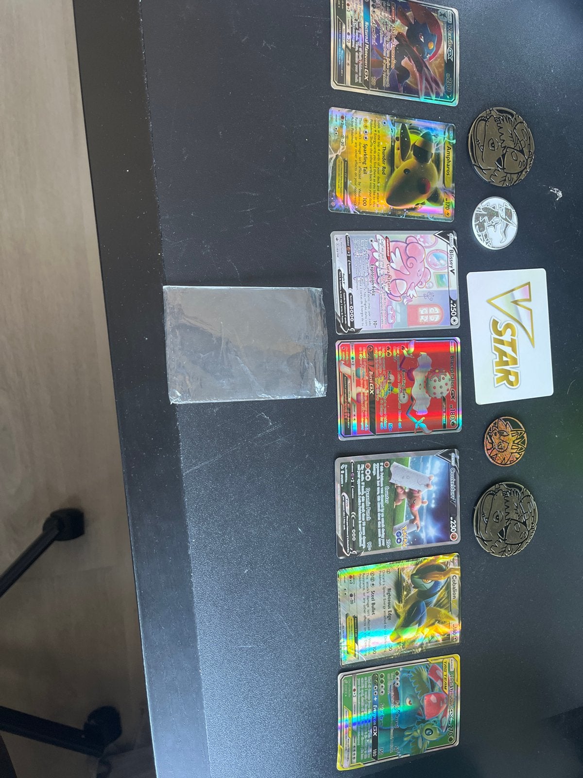 Pokémon Kaarten Collectie - Diverse V, GX en VSTAR kaarten, Ophalen, Gebruikt, Meerdere kaarten, Foil