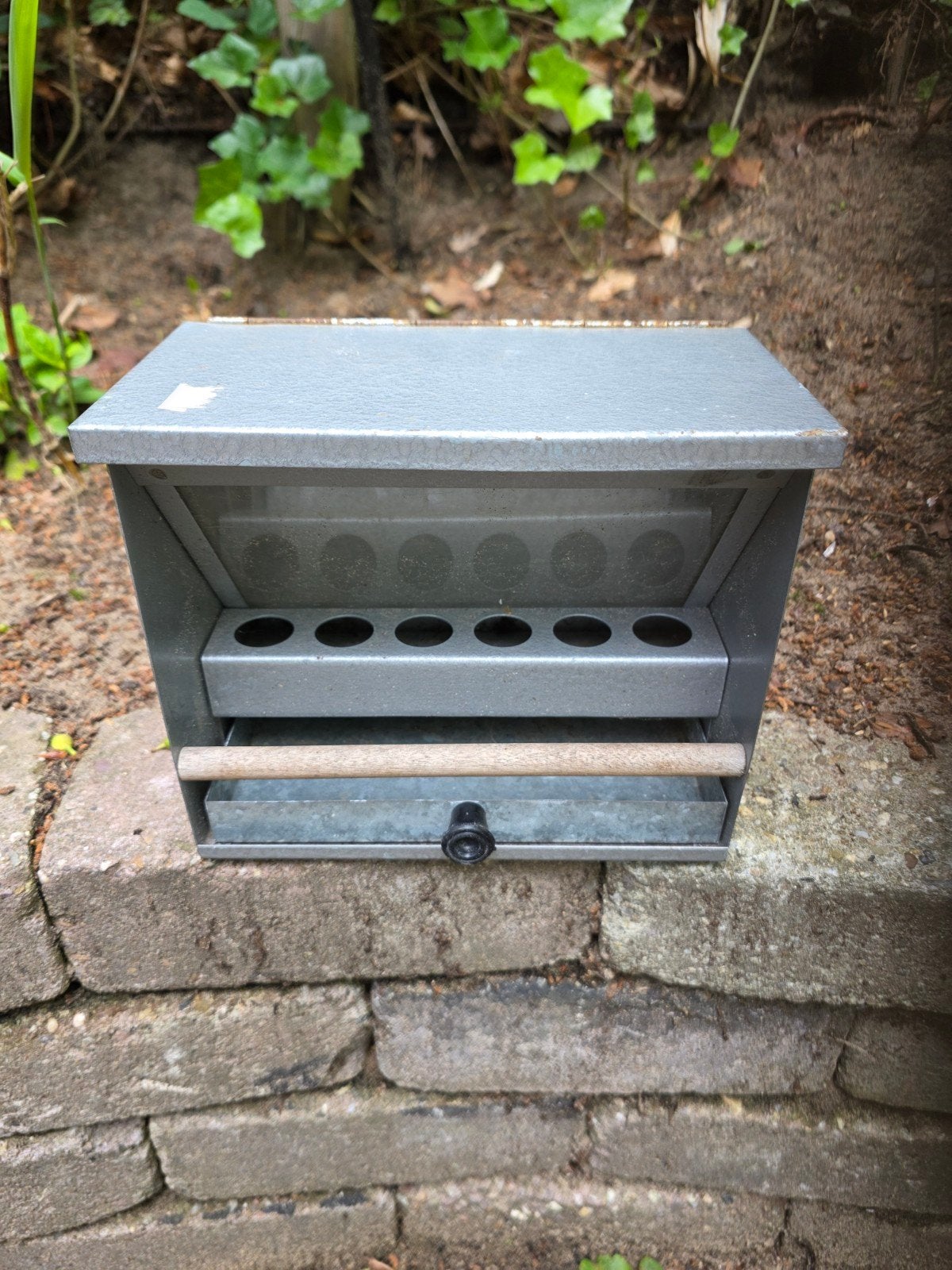 metalen vogel voederhuisje, Tuin en Terras, Vogelhuisjes en Vogelbaden, Ophalen of Verzenden