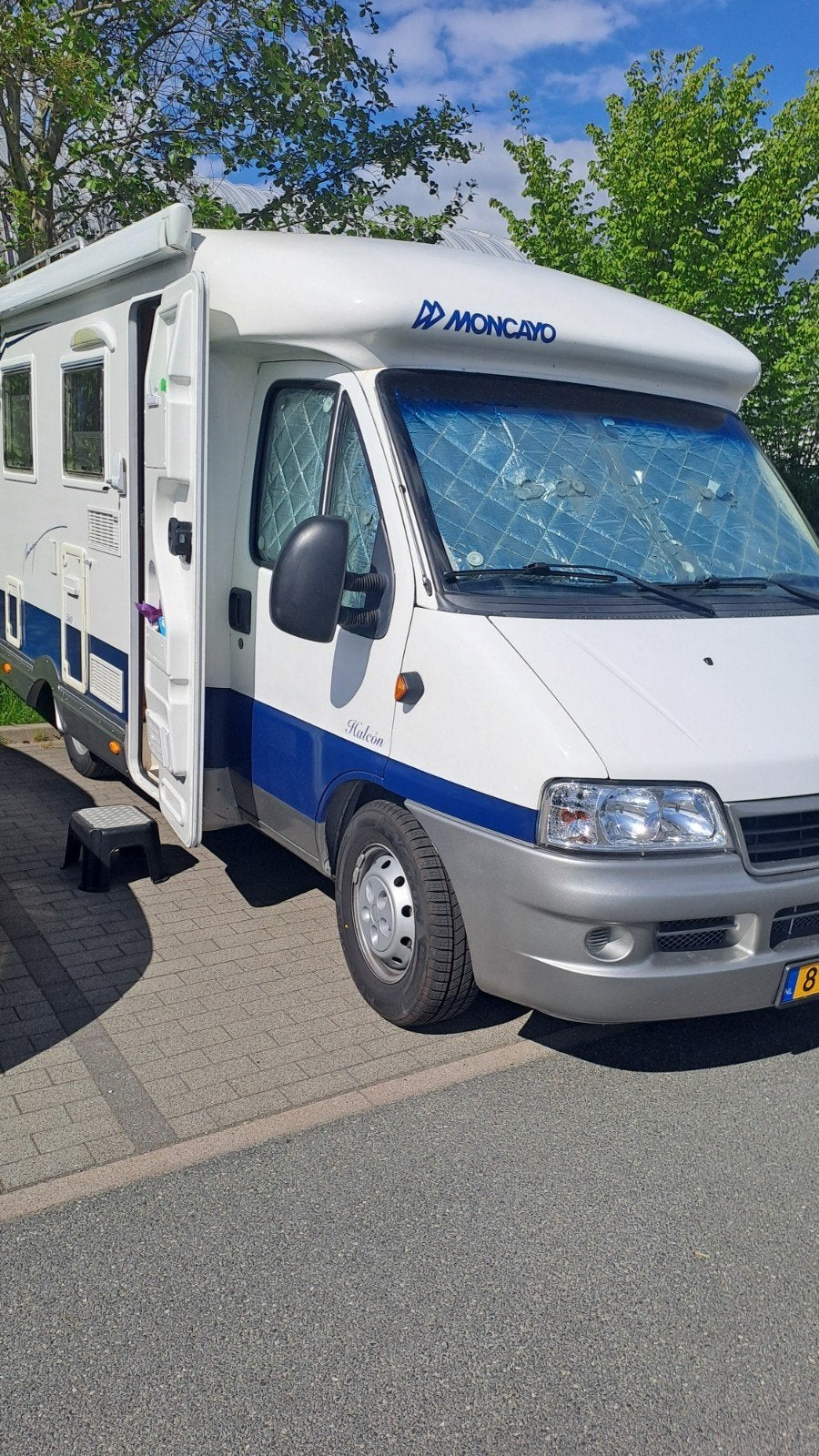 Mooie 2 persoonscamper, Caravans en Kamperen, Campers, Integraal, Buitenlamp, Ringverwarming, Fiat