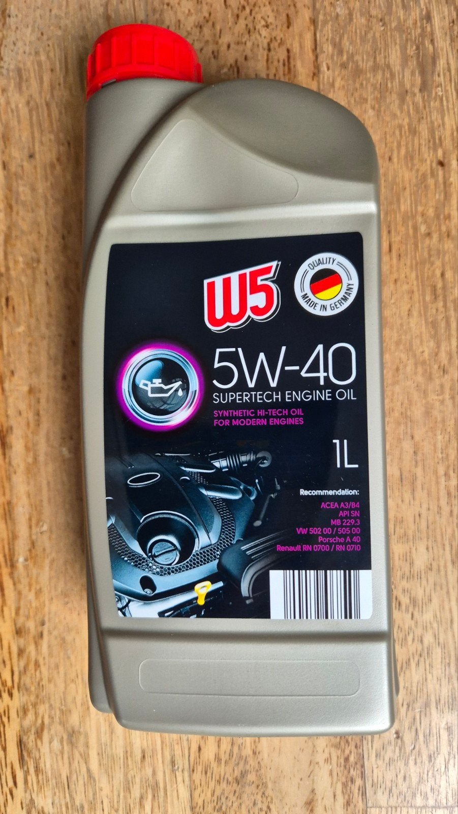 W5 Supertech Motorolie 5W-40 Synthetisch - 2 x 1 Liter, Ophalen, Nieuw