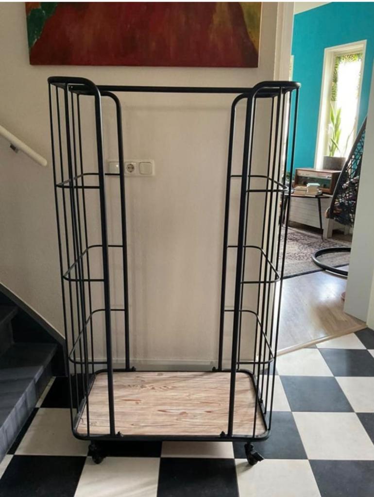 Verrijdbare trolleykast / kledingrek, Ophalen of Verzenden