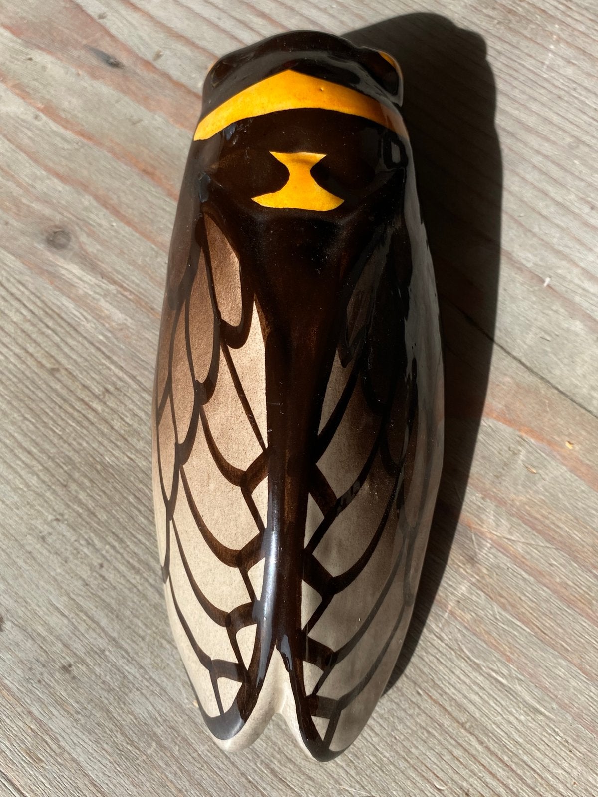 Cicade Frankrijk vintage bruin oranje, Ophalen of Verzenden