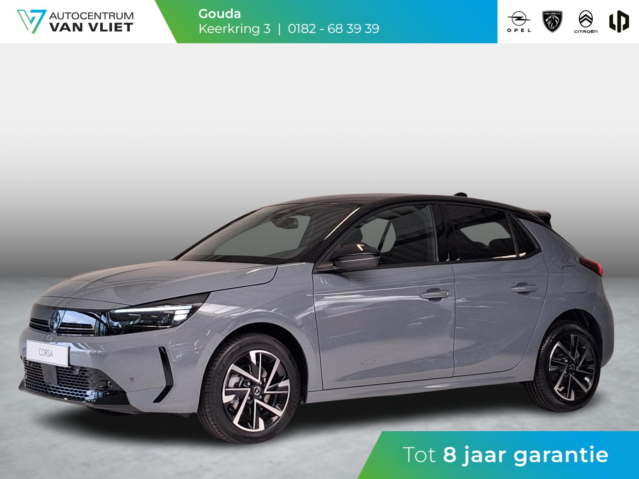 Opel Corsa 1.2 Turbo Hybrid GS Automaat | Navigatie | Achter, Auto's, Opel, Stof, 1199 cc, Met garantie (alle), Automatische klimaatregeling