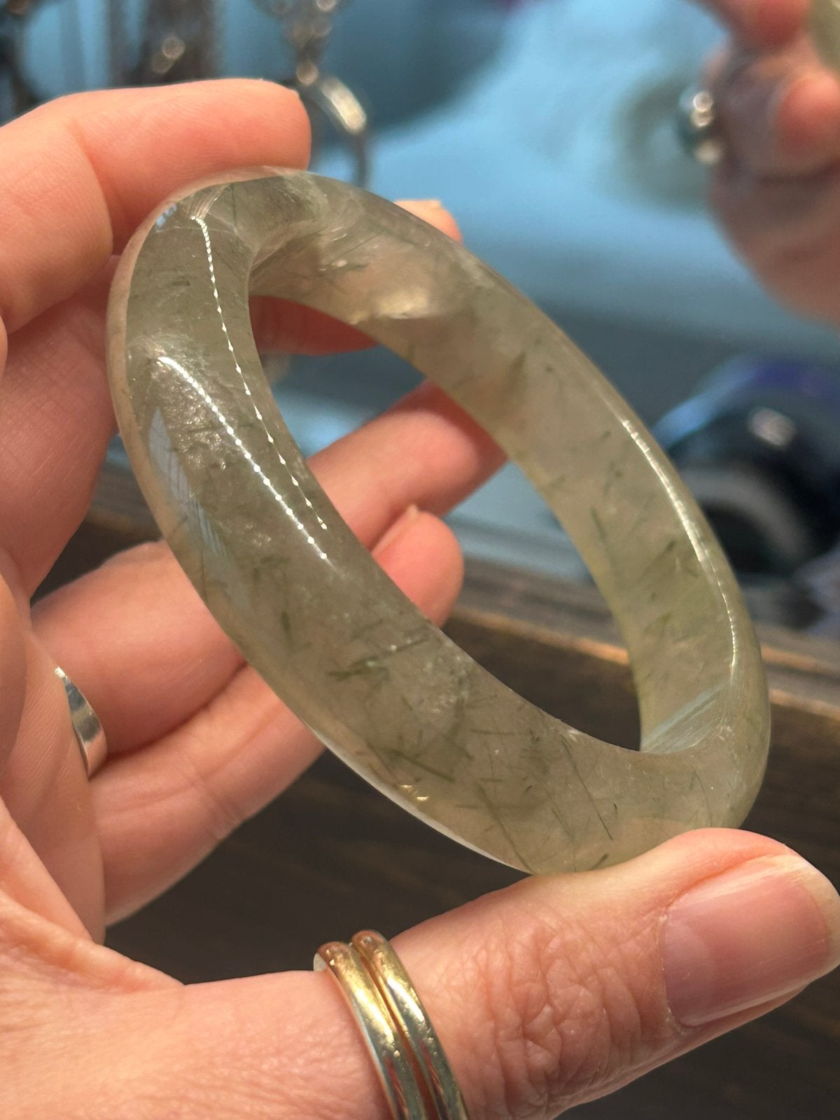 Groene rutiel armband, Sieraden, Tassen en Uiterlijk, Ophalen of Verzenden, Zo goed als nieuw, Groen, Overige materialen