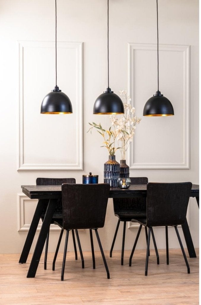 Prachtige hanglamp KYLIE Light & Living zwart / goud metaal, Huis en Inrichting, Lampen | Hanglampen, Ophalen of Verzenden, Zo goed als nieuw
