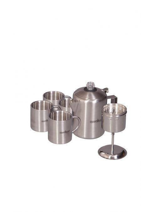 NIEUW | Camp Chef RVS Koffieset voor Camping & Outdoor, Ophalen, Nieuw