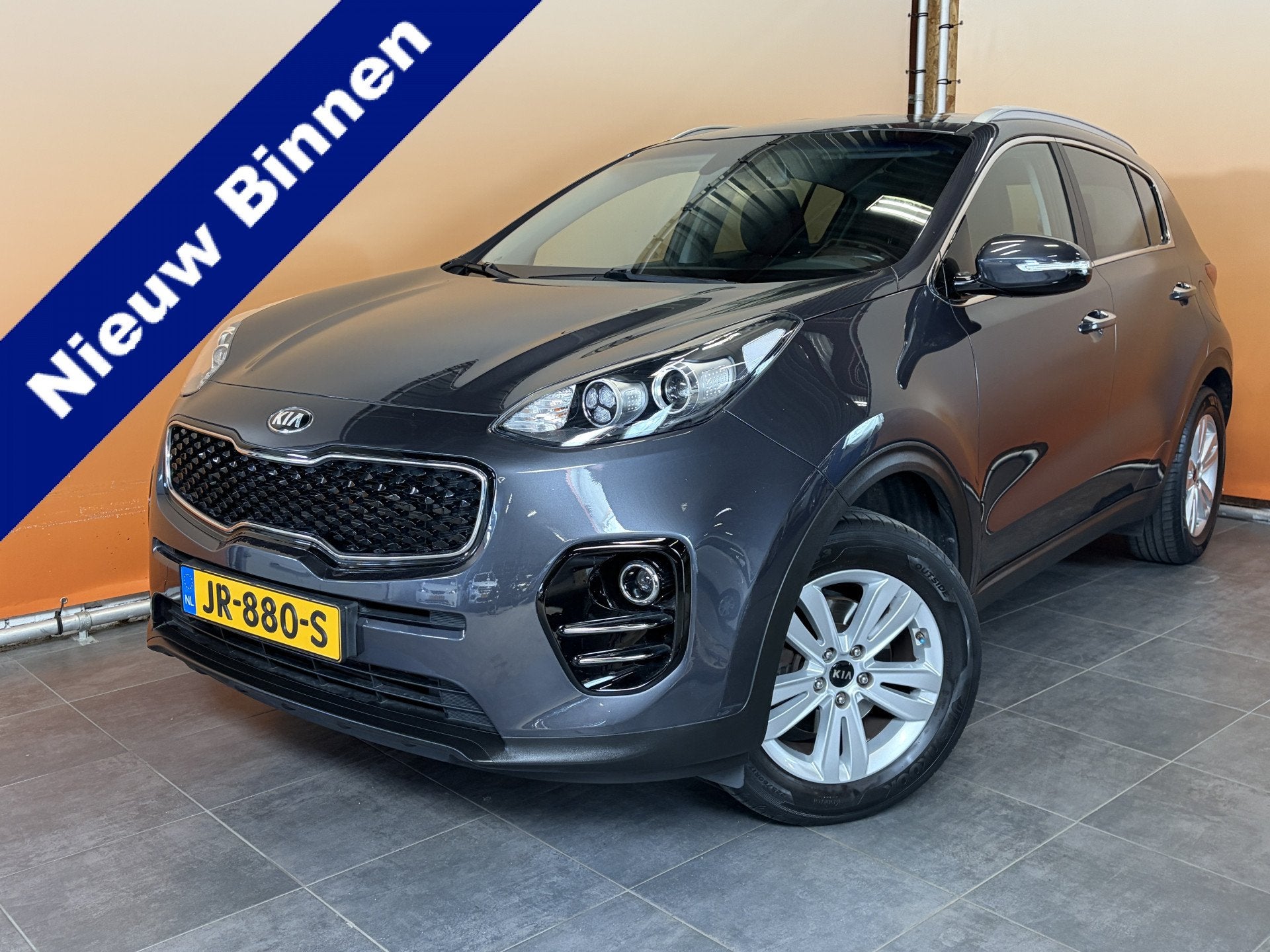 Kia Sportage 1.6 GDI First Edition navi | trekhaak | achteru, Auto's, Voorwielaandrijving, Stof, Gebruikt, 4 cilinders
