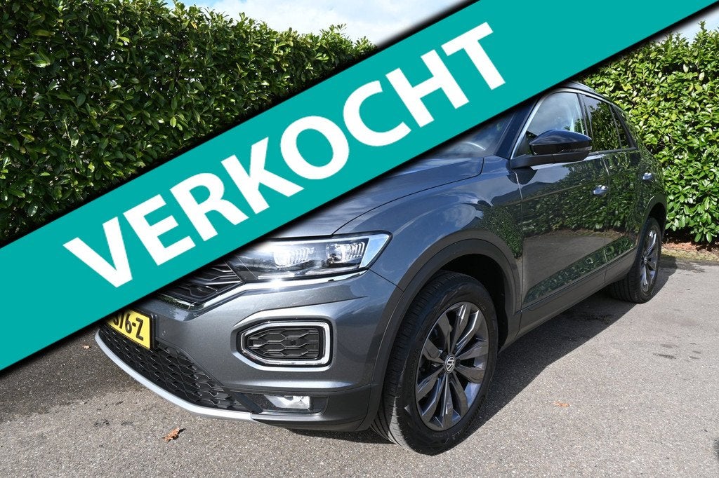 Volkswagen T-Roc 1.0 TSI Style. Origineel Nederlandse auto m, Voorwielaandrijving, LED verlichting, Gebruikt, Euro 6