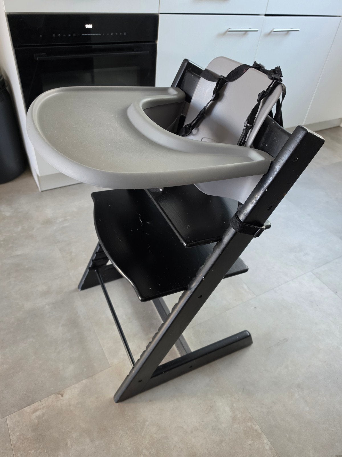 Stokke tripp trapp, Ophalen, Gebruikt, Meegroeistoel, Gordel(s)