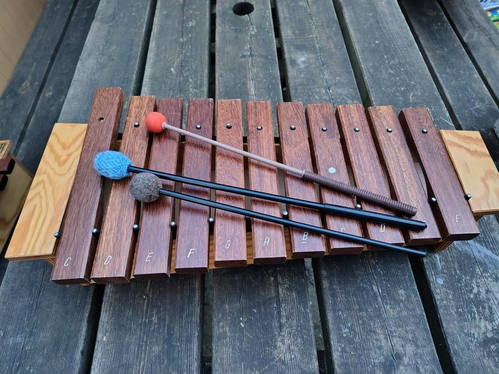 Xylofoon hout, Ophalen of Verzenden, Zo goed als nieuw, Melodische percussie