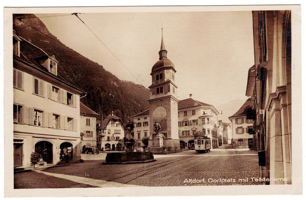 B26247 Zwitserland Altdorf, Ophalen of Verzenden, 1940 tot 1960, Gelopen, Overig Europa