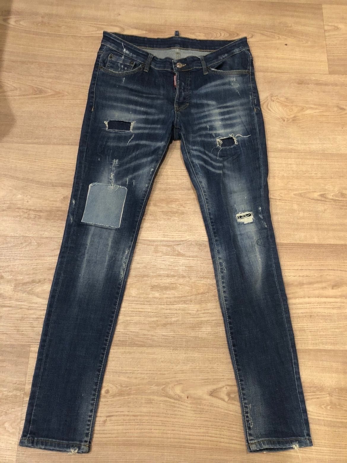 Dsquared2 Slim Fit Jeans - Maat 46, Ophalen, Gedragen, Blauw, W33 - W34 (confectie 48/50)