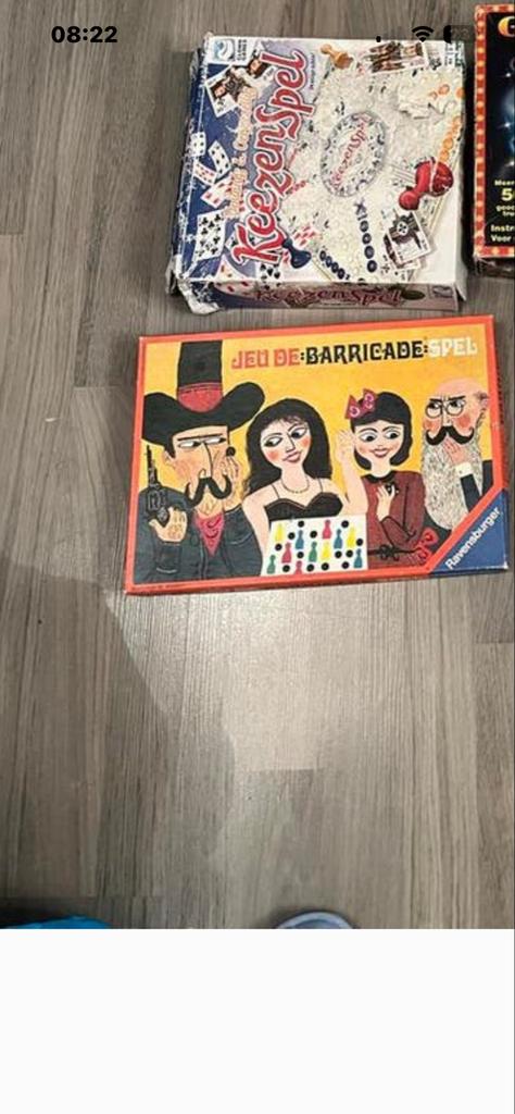 Keezenspel en Barricade Spel - Ravensburger, Hobby en Vrije tijd, Gezelschapsspellen | Bordspellen, Drie of vier spelers, Ophalen of Verzenden