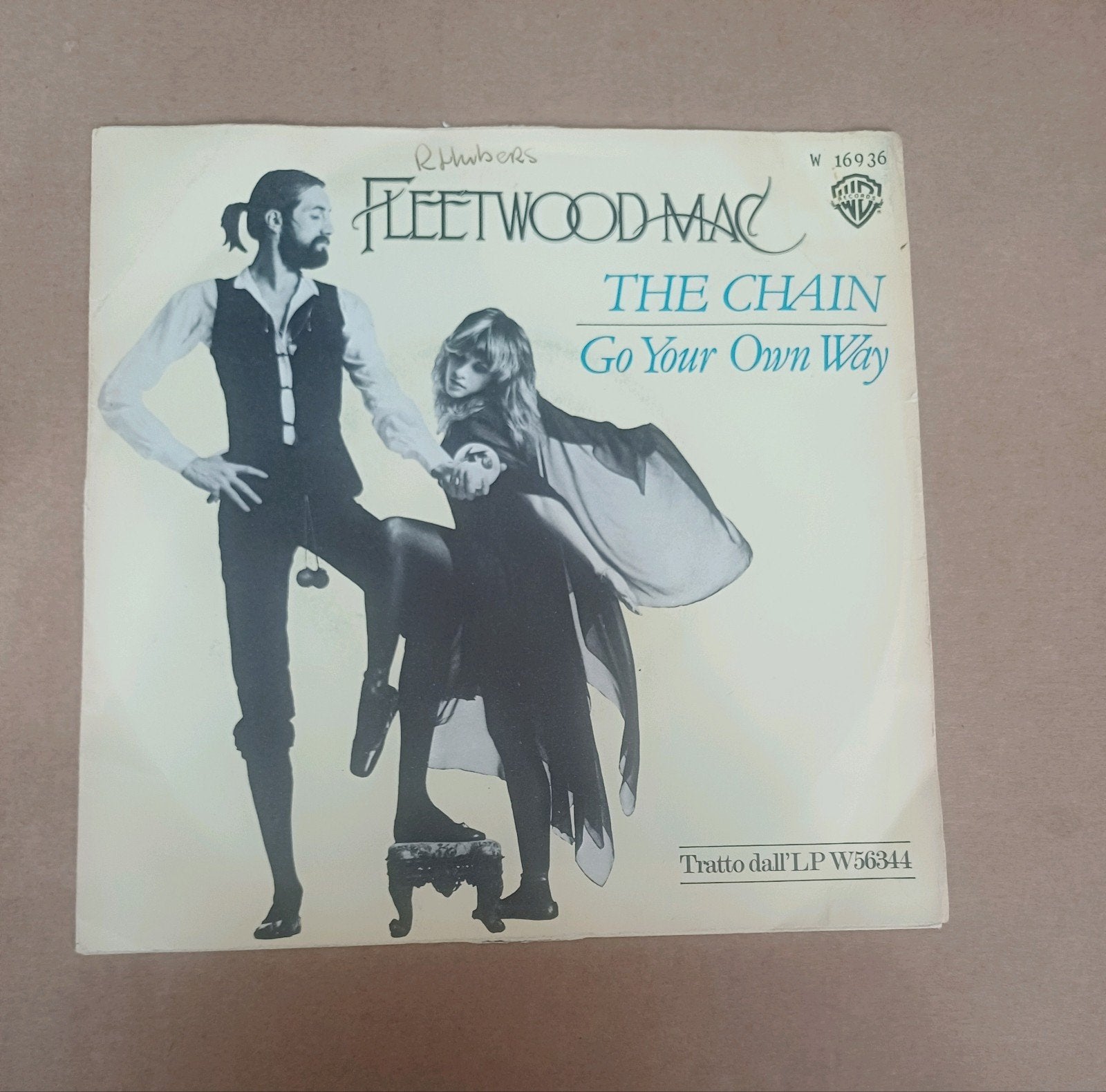 Fleetwood Mac  -  The Chain / Go Your Own Way, Cd's en Dvd's, Vinyl Singles, Beschermende buitenhoes, Ophalen of Verzenden, Gebruikt