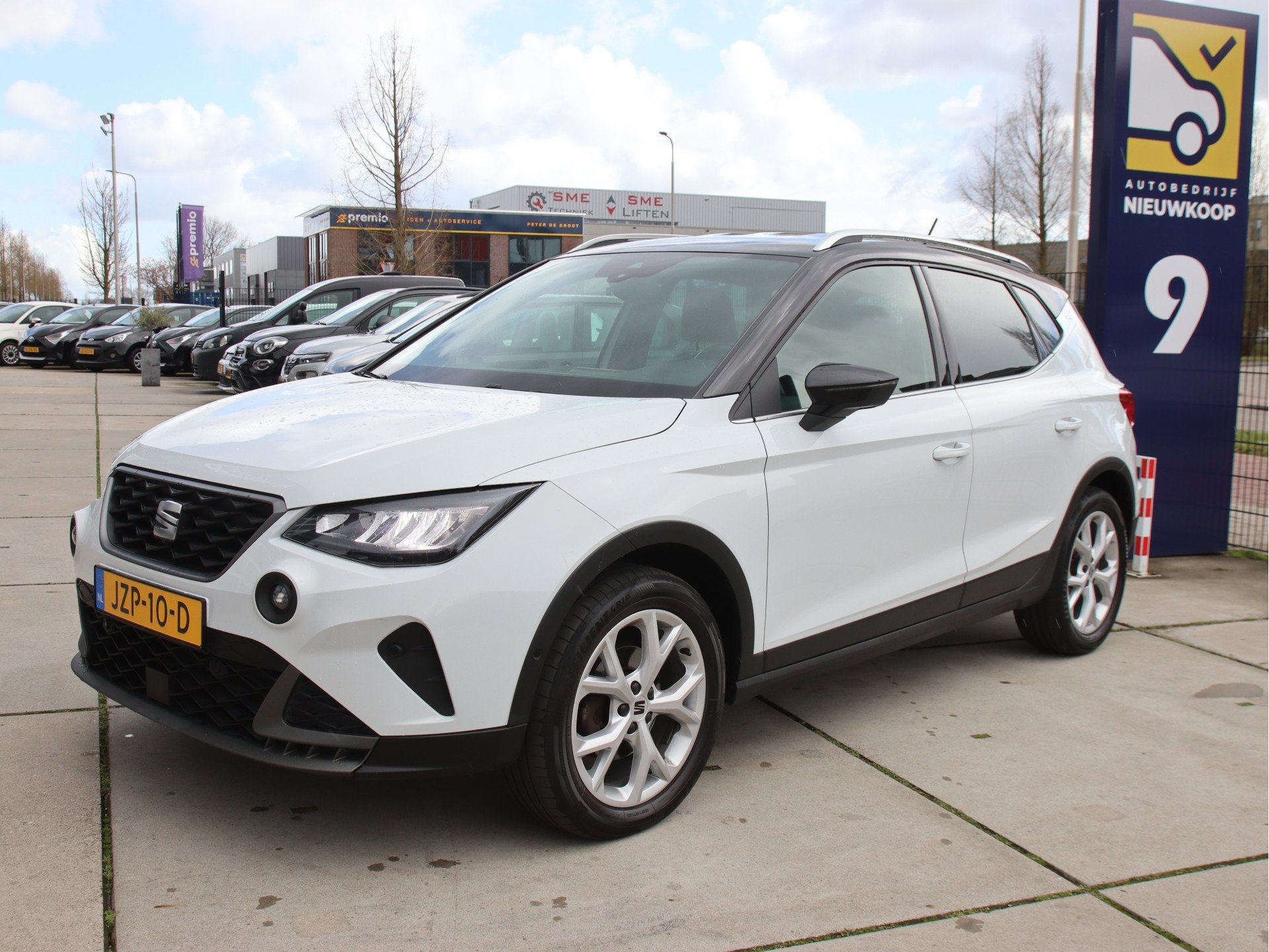 SEAT Arona 1.0 TSI DSG FR Business Camera-Carplay, Virtual C, Auto's, Stof, Gebruikt, 620 kg, Wit