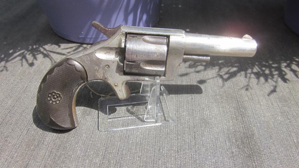 antieke revolver Hoods firearms 38rf VRIJGESTELD, Antiek en Kunst, Ophalen of Verzenden