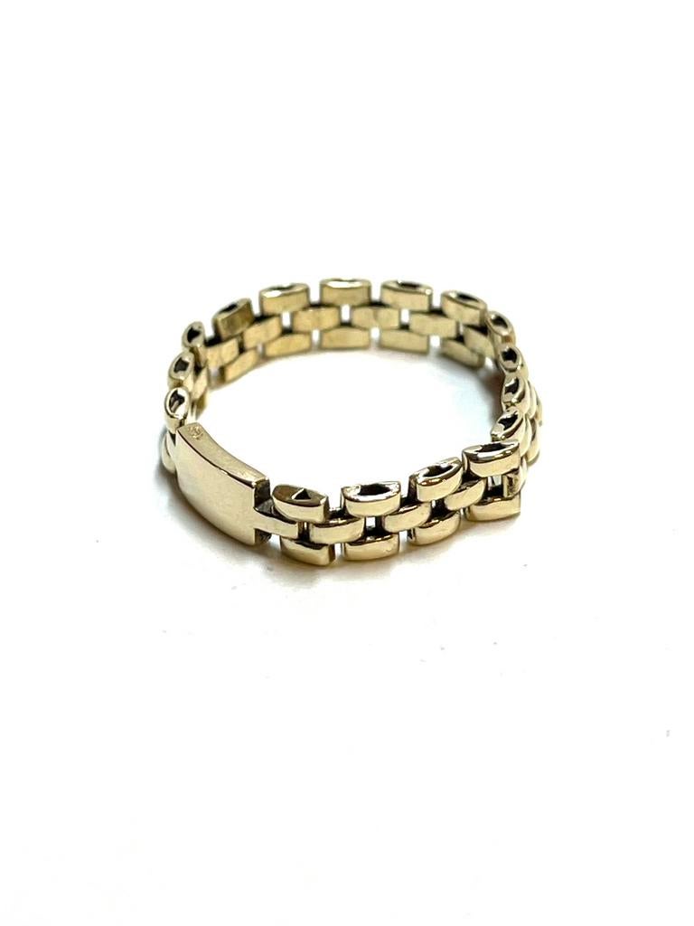 14k gouden ring, 18 tot 19, -, -, Ophalen of Verzenden