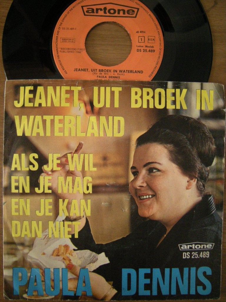 Paulla Dennis (Jeanet, Uit Broek In Waterland), Gebruikt, 7 inch, Ophalen of Verzenden, Pop