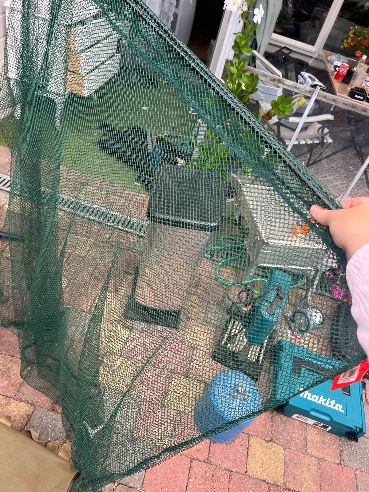 Nieuw vis net, Ophalen