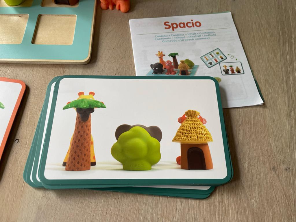 Djeco Spacio: Ruimtelijk Inzicht Spel met Dieren, Nieuw, Ophalen of Verzenden, Van hout, 4 tot 6 jaar