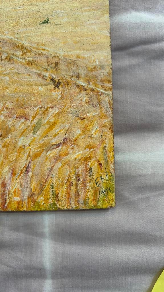 Prachtig schilderij landschap, Antiek en Kunst, Kunst | Schilderijen | Abstract, Ophalen of Verzenden