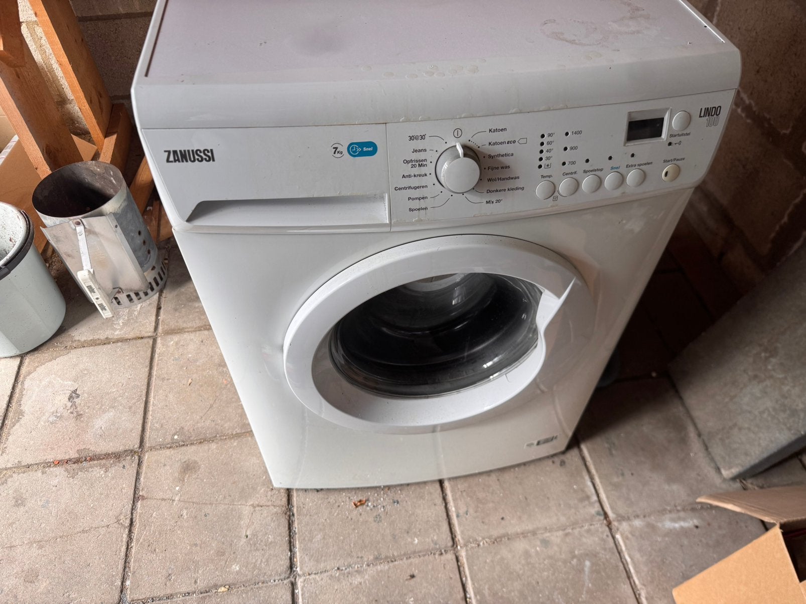 Zanussi wasmachine, Witgoed en Apparatuur, Ophalen, Zo goed als nieuw, 85 tot 90 cm, 1200 tot 1600 toeren