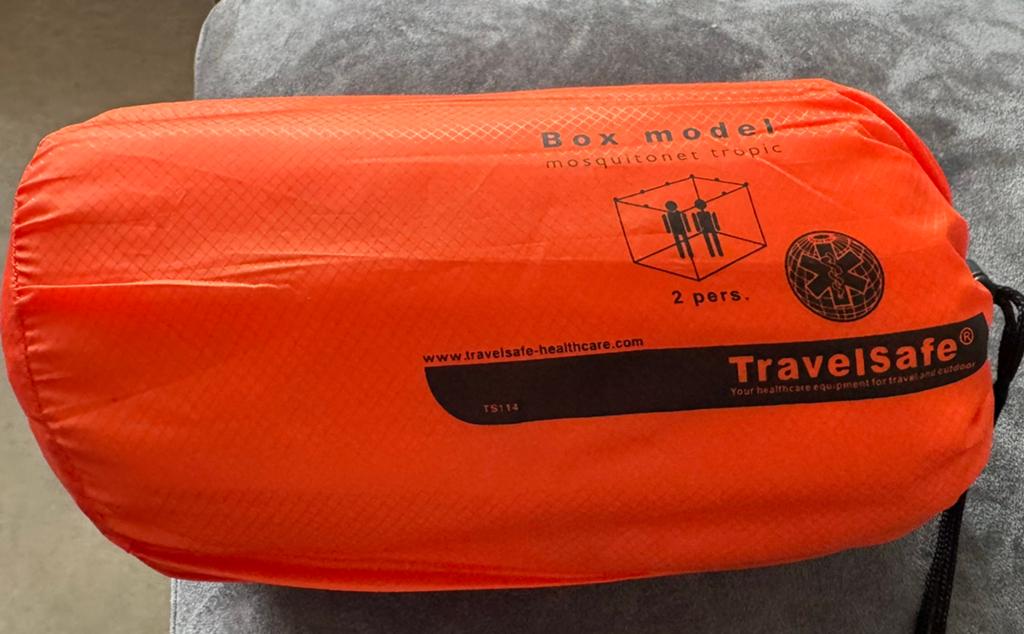 Travelsafe Mosquito Net Box model voor 2 personen, Caravans en Kamperen, Kampeeraccessoires, Ophalen of Verzenden, Zo goed als nieuw