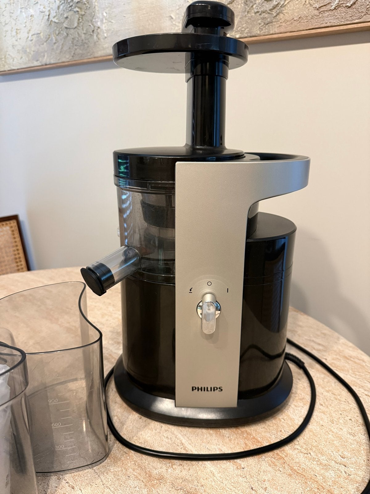 Philips HR1882 Slowjuicer - Zwart/beige, Ophalen, Zo goed als nieuw